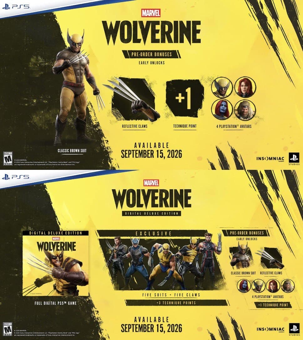 Объявлены бонусы к предзаказу Wolverine